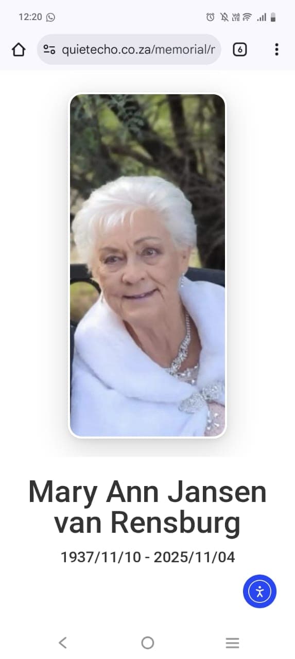 Mary Ann Jansen van Rensburg 